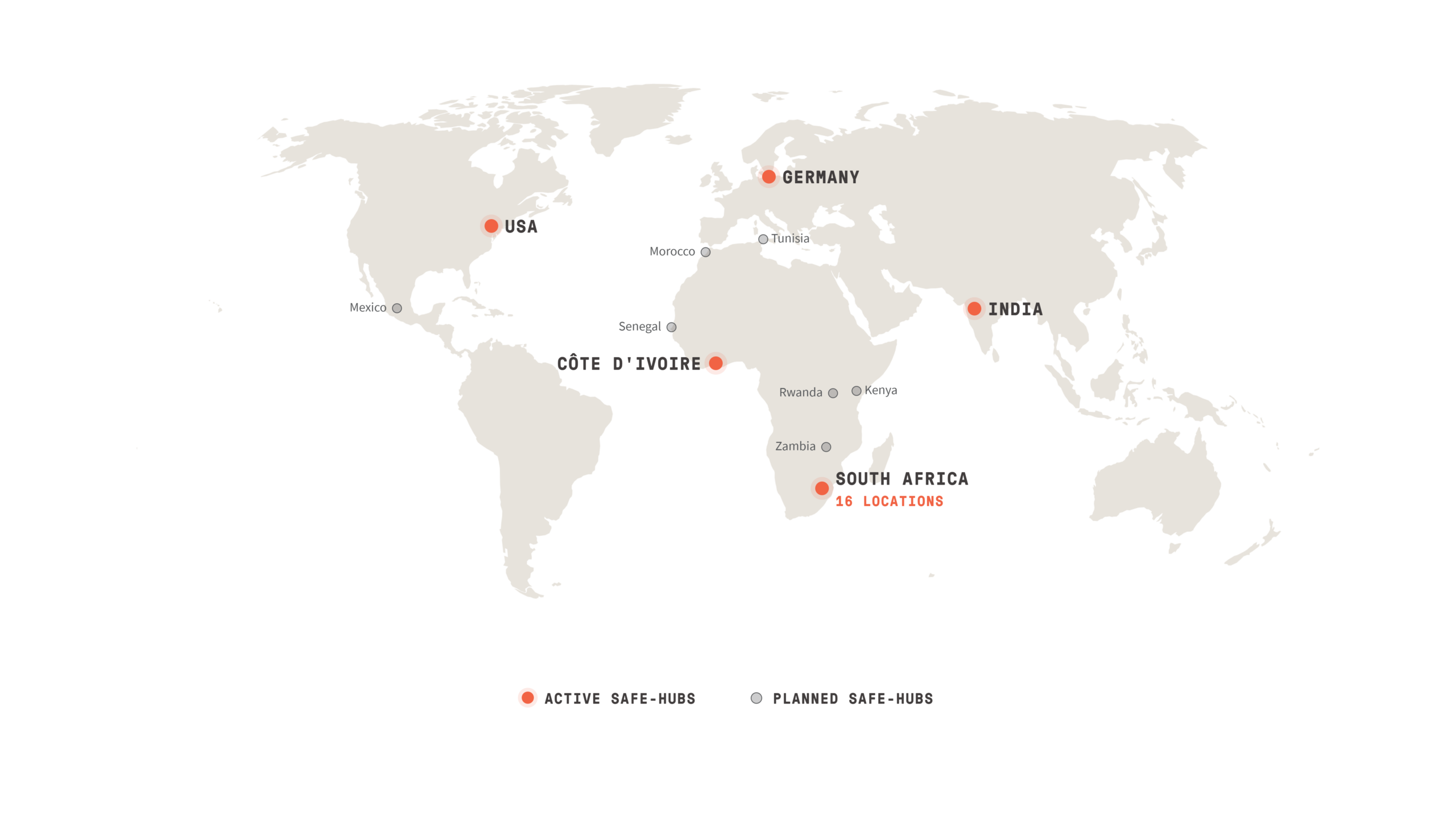 Safe-Hub Global - Where we are